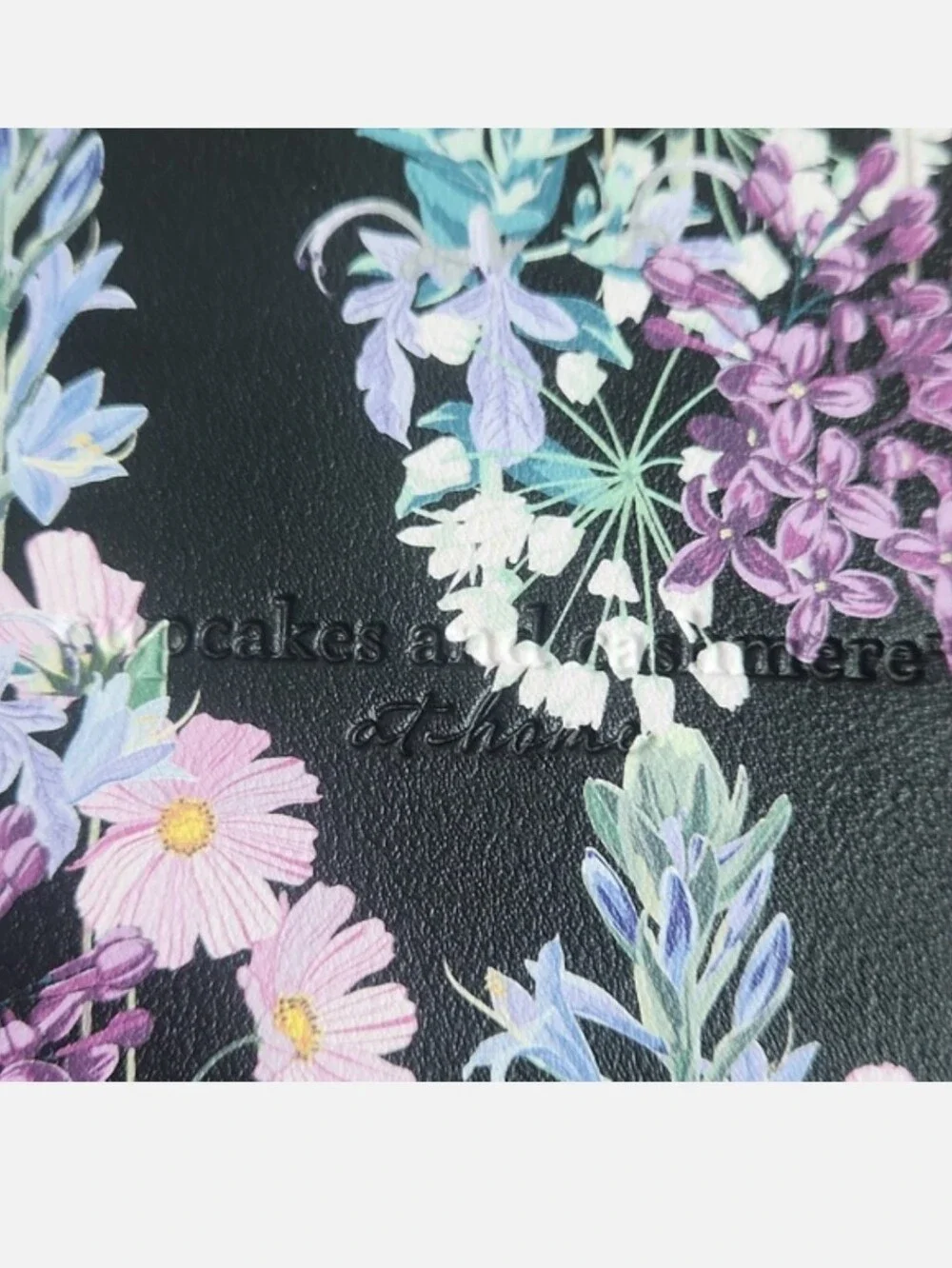 NWT Cupcakes and Cashmere Floral Jewelry Box Pink Purple Green Blue White Black